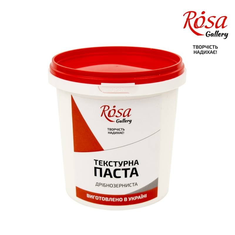 Текстурна паста "ROSA Gallery" дрібнозерниста 500мл Текстурна паста "ROSA Gallery" дрібнозерниста 500мл
