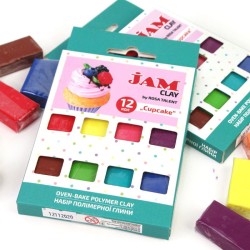 Набір пластики "Jam Clay" - "Cup cake", 12*20г
