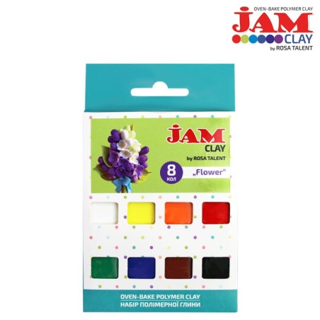Набір пластики "Jam Clay" "Flower",  8*20г