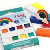 Набір пластики Jam Clay "Rainbow",  8*20г