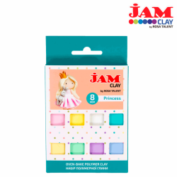 Набір пластики "Jam Clay" "Princess", 12*20г