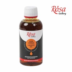 Олія лляна полімеризована ROSA Gallery 250 мл | Для олійного живопису