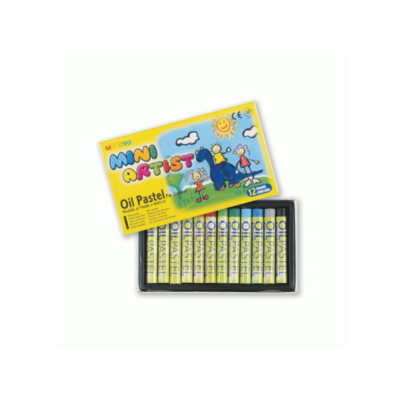 Пастель олійна  MINI 12кол., MOPS-12 Mungyo