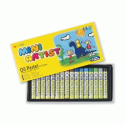 Пастель олійна  MINI 16кол., MOPS-16 MUNGYO