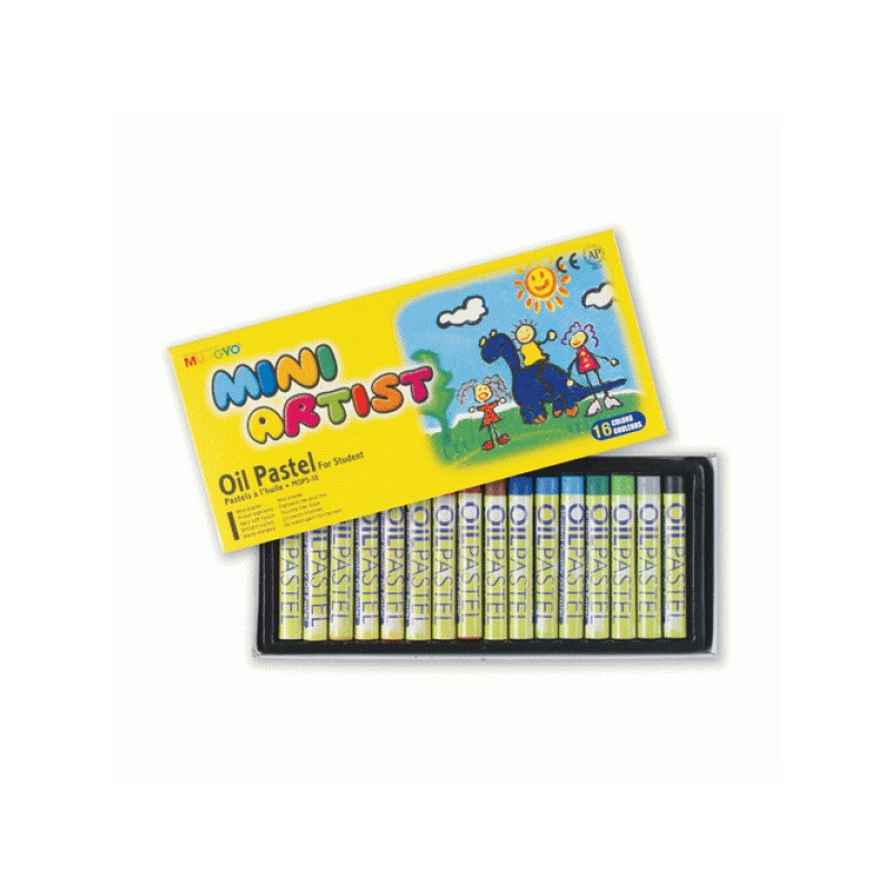 Пастель олійна  MINI 16кол., MOPS-16 MUNGYO