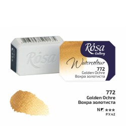 Фарба акварельна "ROSA Gallery" /772/ Вохра золотиста, 2,5мл