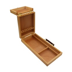 Пенал-етюдник акв., дерев'яний (в'яз) 33*16,5*5см,D.K.ART & CRAFT