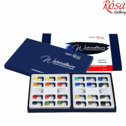 Акварель "ROSA Gallery" /821/340124/ "Класика", 24 кол., кювета, картон