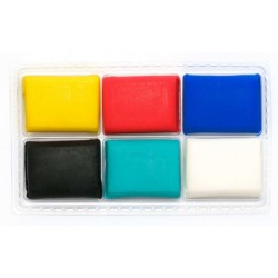 Полімерна глина "Школярик"  6 кол. 120 г