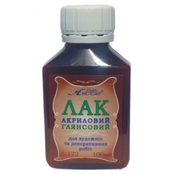 Лак акриловий глянцевий  "Атлас" 100мл.