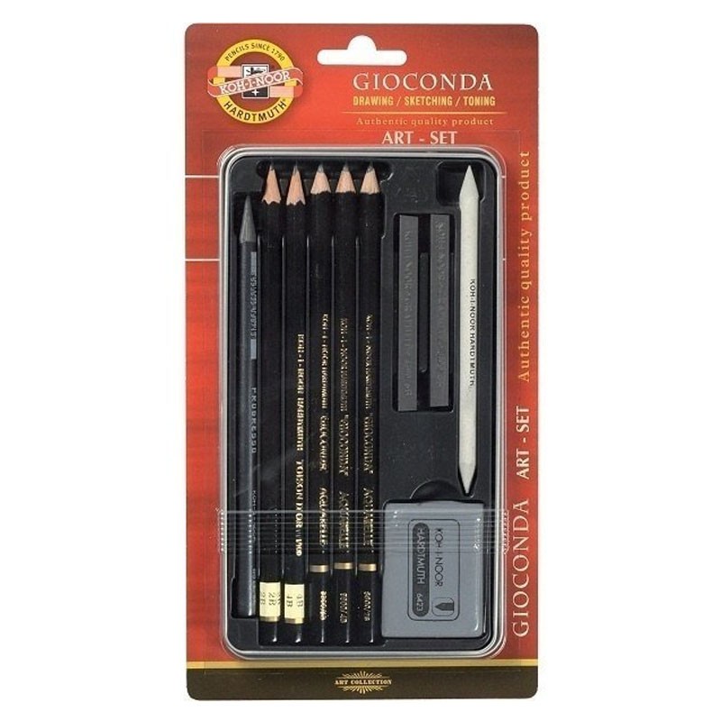 Набір художній "KIN" Gioconda /8893BL/ 10 предм./блістер Набір художній "KIN" Gioconda /8893BL/ 10 предм./блістер